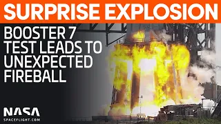 SpaceX Booster 7 Experiences Explosion