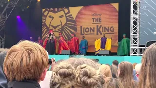 West end live 2023. Saturday 17th June. Lion king. Circle of life