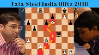 Youth vs Experience | Praggnanandhaa vs Anand | Tata Steel India Blitz 2018