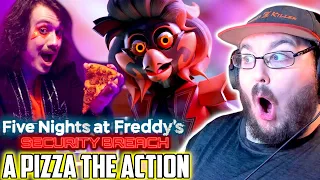 A PIZZA THE ACTION | Five Nights at Freddy's: Security Breach Song! By @TheStupendium REACTION!!!