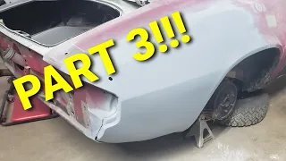 Cutting out the old panels! Restoring a1978 Camaro Part 3