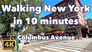 【4K】Walking New York # 82 | Columbus Avenue | From 68th St to 77th St | Upper West Side Manhattan