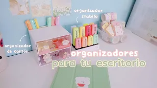 DIY Organizadores caseros | aesthetic/cute
