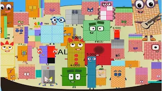 Numberblocks Cartoon | Numberblocks Band 0 to 6000