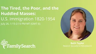 The Tired, the Poor, and the Huddled Masses: U.S. Immigration 1820-1954