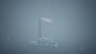 Blizzard Sounds at Lighthouse | Icy Howling Wind & Blowing Snow | 3Hrs