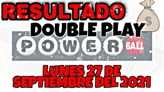 RESULTADOS POWERBALL DOUBLE PLAY DEL DÍA LUNES 27 DE SEPTIEMBRE DEL 2021 $10,000,000