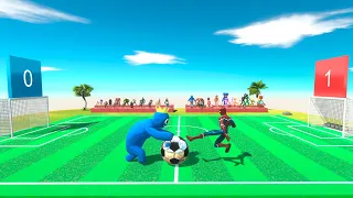 Soccer Superheroes vs Monsters - Animal Revolt Battle Simulator