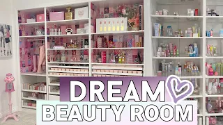 I Designed My Dream Beauty Room | Beauty Room Tour | Makeup Organization