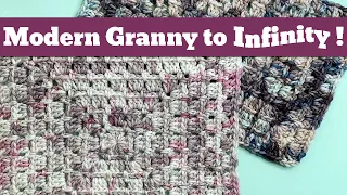 My New Favorite Continuous Granny Square! So Easy 😍 Plus Rectangle Option