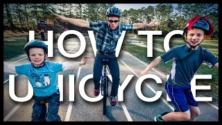 How to Ride a Unicycle - The Progression from the Expert: Roland Kays