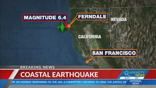 Magnitude 6.4 earthquake shakes parts of Northern California