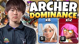 GAKU SHOWS THAT SUPER ARCHERS ARE THE BEST TROOP IN THE TH11 QUESO CUP! | Clash of Clans eSports