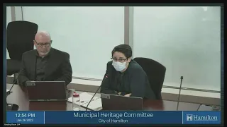 Hamilton Municipal Heritage Committee - January 26, 2023