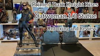 Prime 1 Dark Knight Rises Catwoman Anne Hathaway 1:3 Statue Unboxing and Review