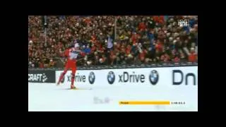 Northug world championship 2011 Oslo skiing. the debated finish!