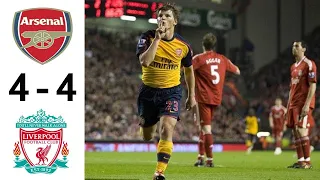 Most Thrilling Premier League Match Ever I English Commentary I Liverpool vs Arsenal 4 4 I 21.4.2009