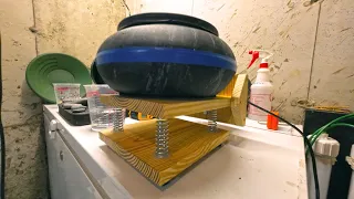 DIY Vibratory Tumbler V2.0 - Test Run - UV18 Bowl