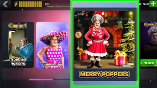 Scary Teacher 3D Merry Poppers. Let's Make Miss T Feel The Wrong Christmas Spirit With Party Poppers