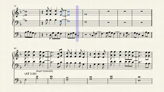 Keith Jarrett "My Back Page" piano and bass transcription