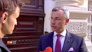 20.05.2019 - Statement Norbert Hofer - Rücktritt aller FPÖ-Minister / Entlassung Kickl / Ibiza-Video