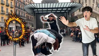 Dangerous Street Act In Madrid