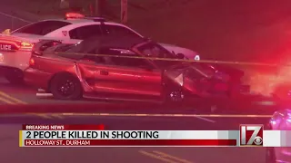 2 found dead in car after shooting in Durham, police say