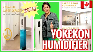 YOKEKON Ultrasonic Humidifier Review / Humidifier for Bedroom Large Room ~ Honest Review