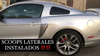 Instalación de Side Scoops laterales Mustang S197 2014 Proyecto need for speed / Ottoshelby