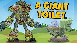 A Giant Toilet - Cartoons about tanks