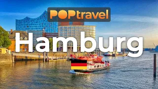 Walking in HAMBURG / Germany 🇩🇪- Elbphilharmonie, Central City to Trainstation - 4K 60fps (UHD)