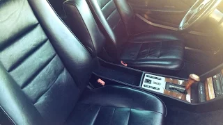 Mercedes Benz 500 SEC interior restoration