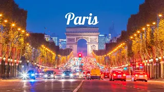 [4K]🇫🇷Paris Christmas Lights✨Av. des Champs-Élysées & Av. Montaigne🎄Breakfast at Angelina Paris🫖2022