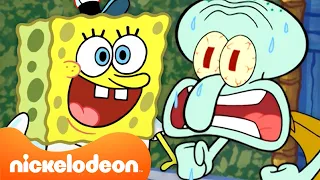 سبونج بوب | 30 دقيقة من سكويدوارد يصرخ على سبونج بوب 📣 | Nickelodeon Arabia