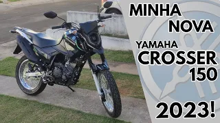 MOSTRANDO A CROSSER S 2023 - A Nova moto do canal!!!