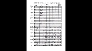 Holst - Second Suite in F for Military Band Op. 28 (Score)