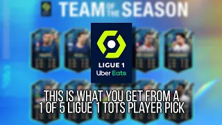 This is what you get from a 1 of 5 Ligue TOTS player pick...