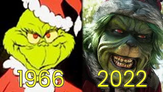 Evolution of The Grinch in Movies (1966-2022)