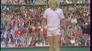 Wimbledon 1981 4th round - Bjorn Borg v Vitas Gerulaitis (part 1)