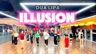 ILLUSION- Dua Lipa | Zumba Fitness | Jack Choreography