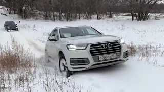 New Audi Q7 Quattro Tested in Snow