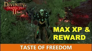 Taste of Freedom: Maximum xp and reward (Divinity Original Sin 2)