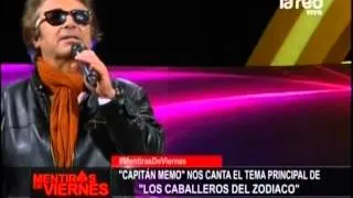 Capitán Memo canta la canción de "Los caballeros del zodiaco"