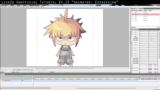 Live2D Cubism 2.0 tutorial (2015) - Ep.15 "Animator: Expression"