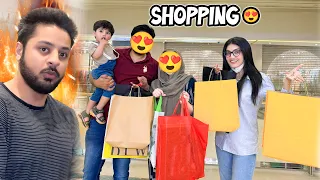 BHAI & BHABHI K SATH FIRST TIME SHOPPING 😍 | Areeb Hum Sy Naraz Hogaye 😡