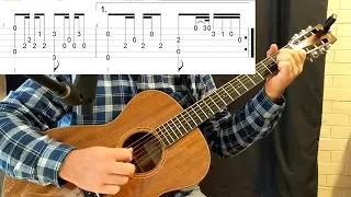 Dark Folk Guitar - Travis Picking With Celtic Progression