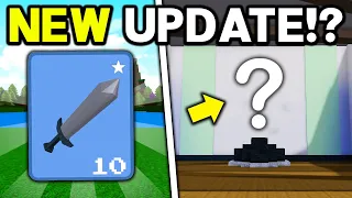 NEW UPDATE & SWORD ITEM!? | Build a boat for Treasure ROBLOX (Soon?)