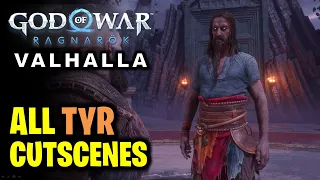 All Tyr Cutscenes in Valhalla | God of War Ragnarok (Valhalla DLC)