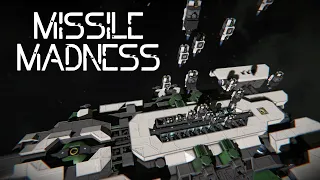 Space Engineers - Missile Cruiser Showcase