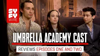 Umbrella Academy Cast Reacts To Episodes 1 & 2 | SYFY WIRE